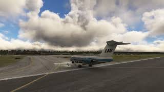 MSFS Just Flight Fokker F28 test flight [upl. by Yeldud]