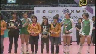 UAAP74  UAAP Season 74 Womens Volleyball Awarding [upl. by Audun38]