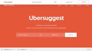 How to use UberSuggest tool by Neil Patel for SEO [upl. by Pamella]