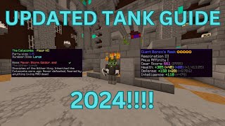 UPDATED TANK GUIDE F7 2024 hypixel skyblock [upl. by Junie]