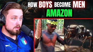 😲 How BOYS Become MEN In the Amazon  Rites of Passage 1 [upl. by Kreda]