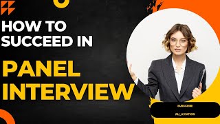 HOW TO SUCCEED IN PANEL INTERVIEW BEST TIPS jobsearch initialinterview english [upl. by Fredek]