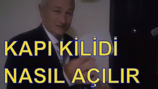 KAPI KİLİDİ NASIL AÇILIR  DO IT YOURSELF  KENDİN YAP [upl. by Chaffee245]