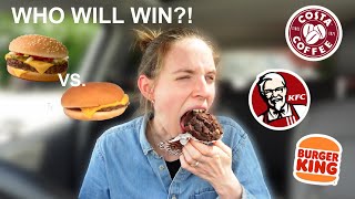 Ultimate Drive Thru vs Delivery Taste Test [upl. by Bathelda]