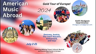 American Music Abroad Gold Tour Livestream from Westendorf Austria [upl. by Kraul]