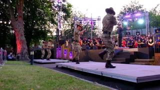 Khukuri dance Kneller Hall Concert July 2017 [upl. by Llenad938]