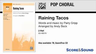 Raining Tacos arr Andy Beck – Score amp Sound [upl. by Eitisahc520]