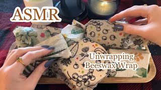 ASMR Unwrapping Beeswax Wrapped Items🐝🪷No Talking [upl. by Eislel]