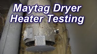 Maytag Dryer Not Heating  How to Test the Heater and Thermostats [upl. by Yak]