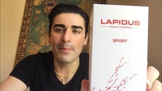 Lapidus Pour Homme Sport by Ted Lapidus Fragrance Review [upl. by Maddeu]