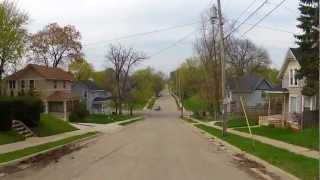 Janesville Wisconsin Around East Racine Street  April 3 2012 [upl. by Candis]