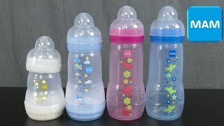 AntiColic amp Easy Active Baby Bottles from MAM [upl. by Anoiek]