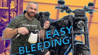 How to Bleed Motorcycle Brakes THE EASY WAYWorks on cars too [upl. by Kyle778]