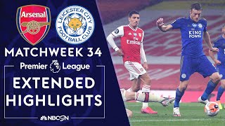 Arsenal v Leicester City  PREMIER LEAGUE HIGHLIGHTS  772020  NBC Sports [upl. by Magas]