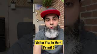 Can we convert a visitor visa to a work permit in Canada [upl. by Tynan]