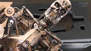 The Terminator  T800 Endoskeleton 14th scale from Hot Toys [upl. by Aicram902]