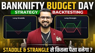 BankNifty Budget Strategy for Option Trading  Straddle amp Strangle Backtesting  ShareMarket [upl. by Ardnuahs840]