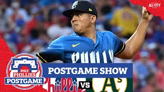 POSTGAME SHOW Ranger Suarez Phillies vs Oakland A’s game 1 [upl. by Gyatt]