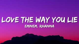 Eminem  Love The Way You Lie Lyrics ft Rihanna [upl. by Sillsby]