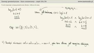 Szeregi geometryczne  najważniejsze wiadomości  kurs [upl. by Ori327]
