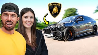 DRIVING THE WRECKED LAMBORGHINI URUS FOR THE FIRST TIME [upl. by Othe]