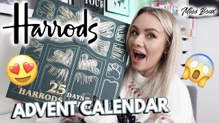 HARRODS BEAUTY ADVENT CALENDAR UNBOXING 2022 £250 WORTH £1136  MISS BOUX [upl. by Leihcar135]