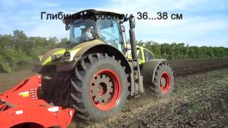 CLAAS AXION 930 amp Artiglio 4009 [upl. by Nirrak137]