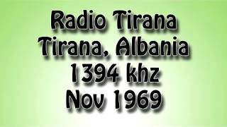 Radio Tirana Tirana Albania 1394 khz Nov 1969 [upl. by Esina]