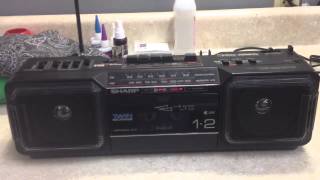 Sharp WQT282 Boombox [upl. by Sly]