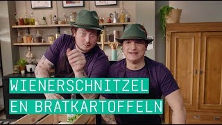 24Kitchen  Job amp Perry’s wienerschnitzel en bratkartoffeln  Wat Eten We Vandaag  Afl 84 [upl. by Chi]