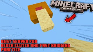 Top 3 Best Fast Bridging Practice Server In Mcpe  Clutching And Bridging Practise [upl. by Uird983]