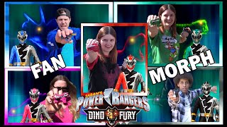 Dino Fury Full Team Fan Morph Feat MrWeenie and The Fan Club [upl. by Vladamir]