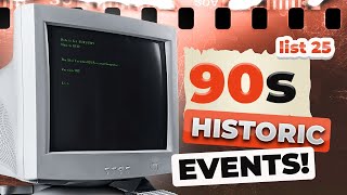 25 Most Iconic Historical Events of the 90s [upl. by Havelock]