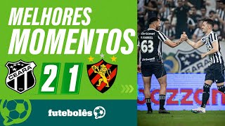 MELHORES MOMENTOS  Ceará 2x1 Sport  Vovô vence primeiro jogo da final do Nordestão [upl. by Sivra406]