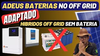 Como usar qualquer inversor OFF GRID SEM BATERIAS  HÍBRIDOS [upl. by Llerat]