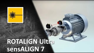 Allinone laser machine alignment with ROTALIGN Ultra by PRUFTECHNIK [upl. by Kezer]