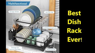 KETAZERO Dish Drying Rack with Drainboard  Unboxing and Assembly [upl. by Haggai660]