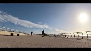 Esk8 Autumn Sun Beach Coast Run ThorntonCleveleys 2 Blackpool [upl. by Butcher102]