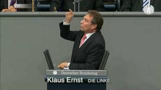 Sinkende Löhne sind Ursache für Ungleichgewichte in Europa  Klaus Ernst im Bundestag [upl. by Averill959]