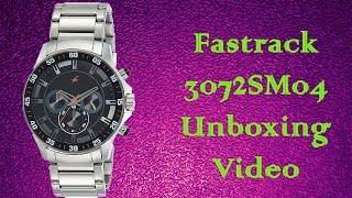 Fastrack NJ3072SM04 Chronograph Watch for men unboxing video [upl. by Savage]