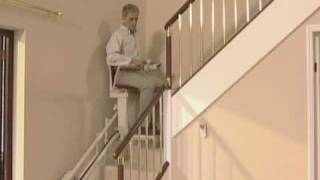 Stannah Curved Stairlift Video [upl. by Rockafellow]