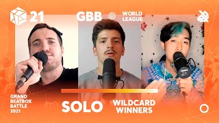 Solo Wildcard Winners Announcement  GBB21 WORLD LEAGUE [upl. by Noillimaxam]