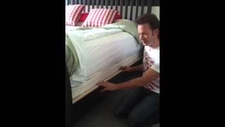 How to keep your mattress and box spring from sliding around inside your bed frame [upl. by Akyeluz]