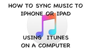 Tutorial  How to Sync Music Using iTunes 12 with an iPhone or iPad [upl. by Sueahccaz]