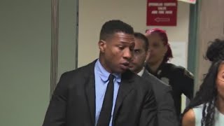 Actor Jonathan Majors to be sentenced in domestic violence case [upl. by Asserak]