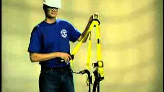 How to put on a fall protection harness by HySafe Technology [upl. by Nay456]