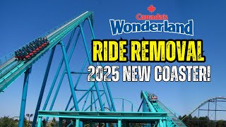 Shocking News Out Of Canadas Wonderland In Prep For 2025 New Coaster [upl. by Ahsemad454]