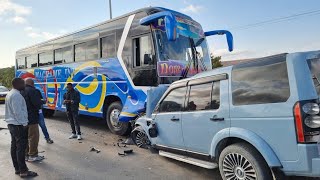 News📍Ajali Dodoma  Bus la Kampuni ya Machame Inv limegongana na gari ndogo pamoja na Bajaji [upl. by Shandra]