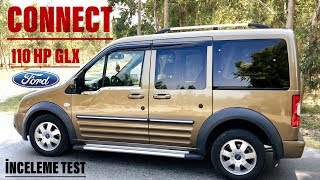 Ford CONNECT 18 TDCİ 110 PS GLX İnceleme Test Sürüşü [upl. by Eicnan]