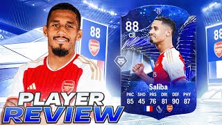 👁️88 TOTY HONOURABLE MENTIONS SALIBA SBC PLAYER REVIEW  EA FC 24 ULTIMATE TEAM [upl. by Adne]